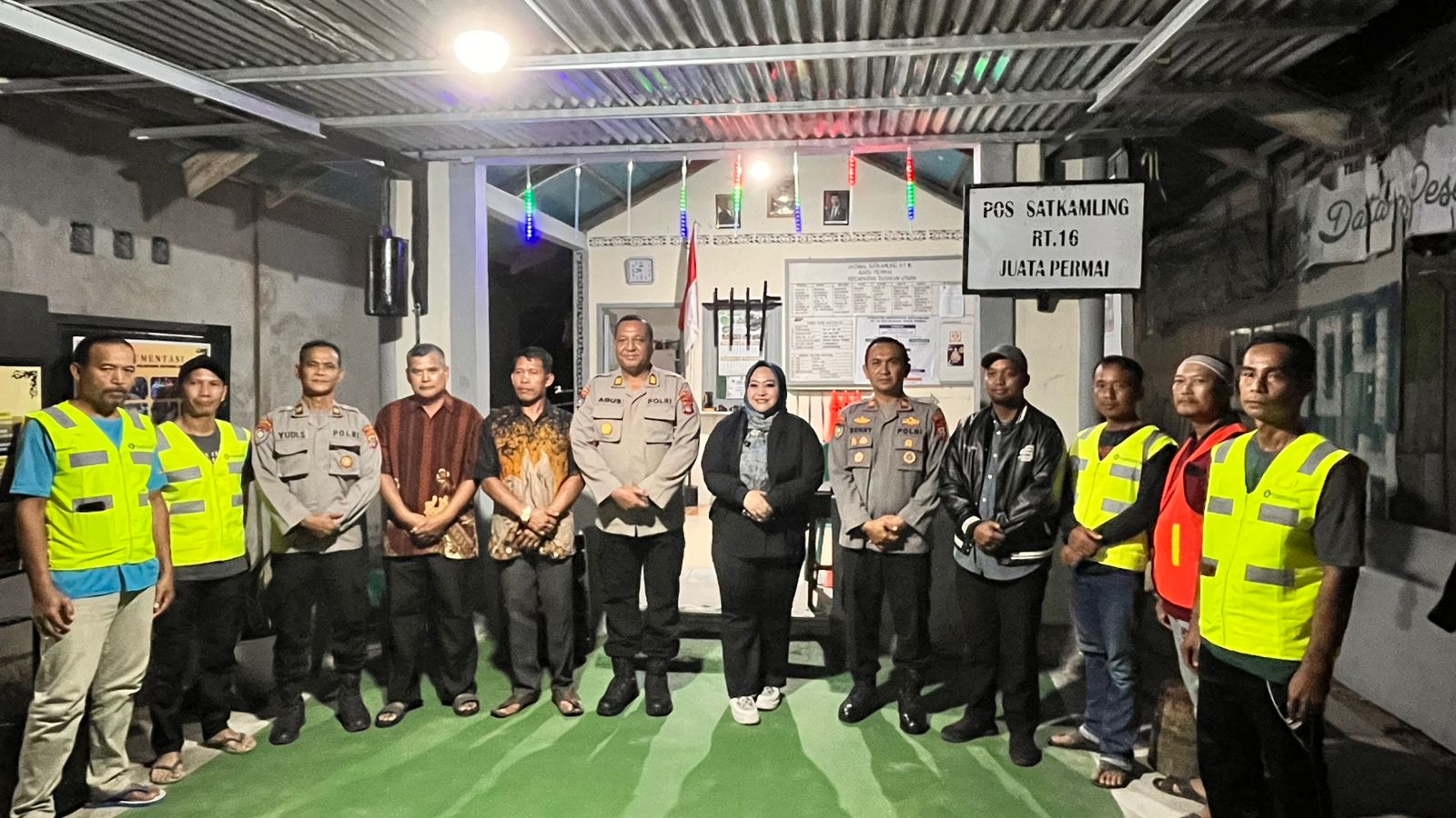 Penilaian Lomba Satkamling Tingkat Polda Kalimantan Utara
